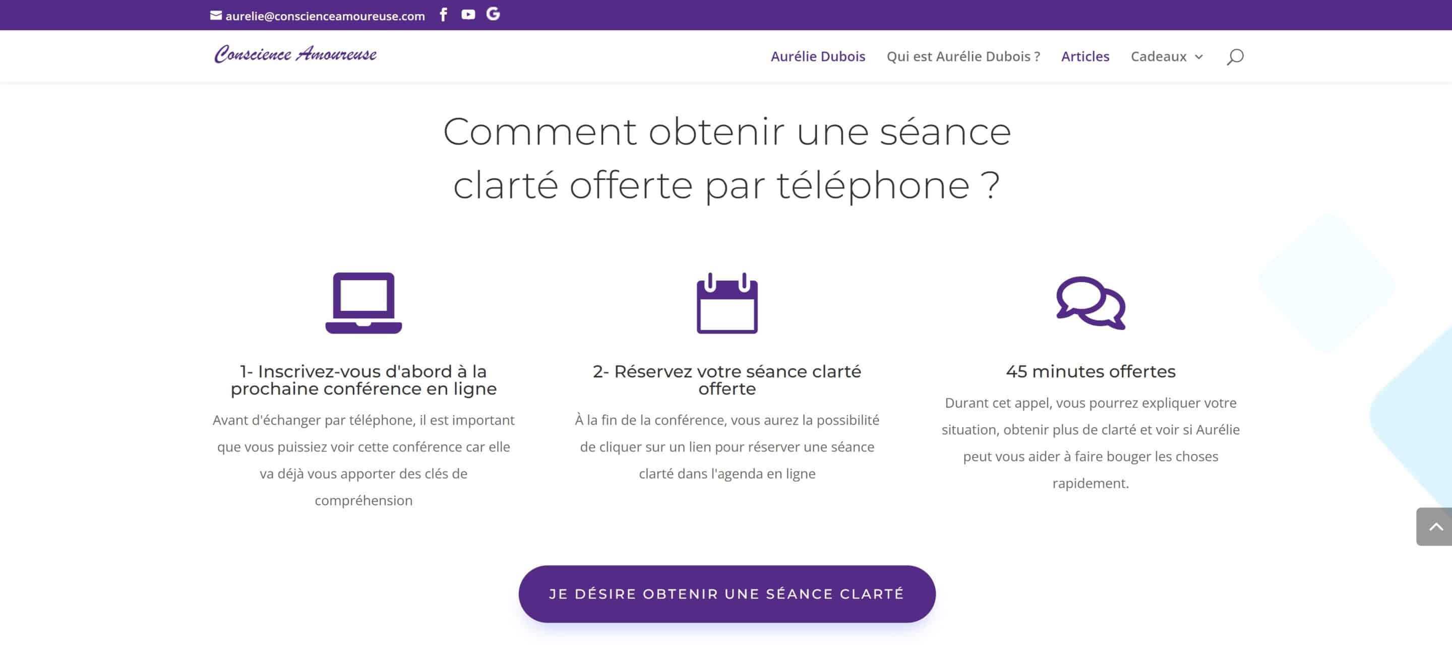 Refonte-ConscienceAmoureuse.com-performances-SEO-securite-ACTOPIX-site-internet