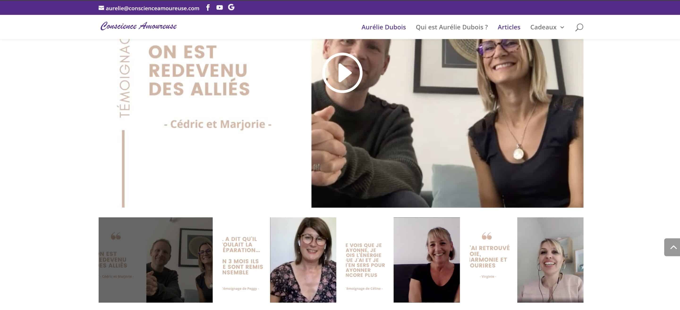 Refonte-ConscienceAmoureuse.com-performances-SEO-securite-ACTOPIX-site-internet