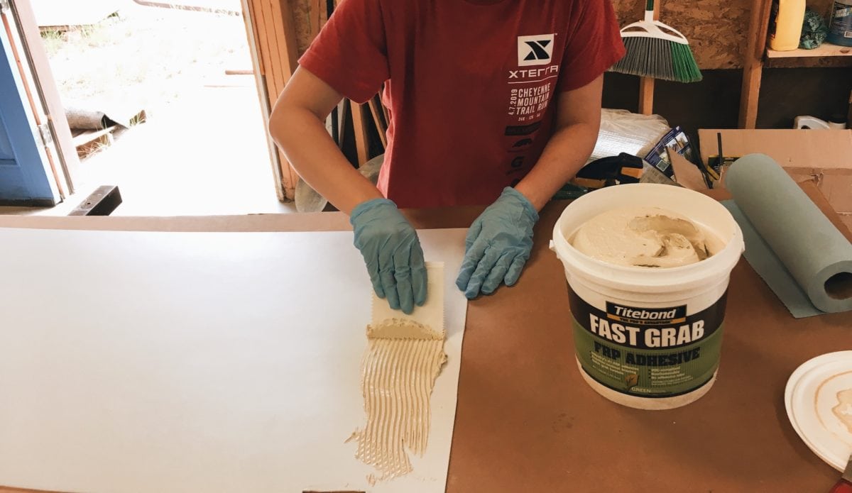 FRP van shower wet bath build guide