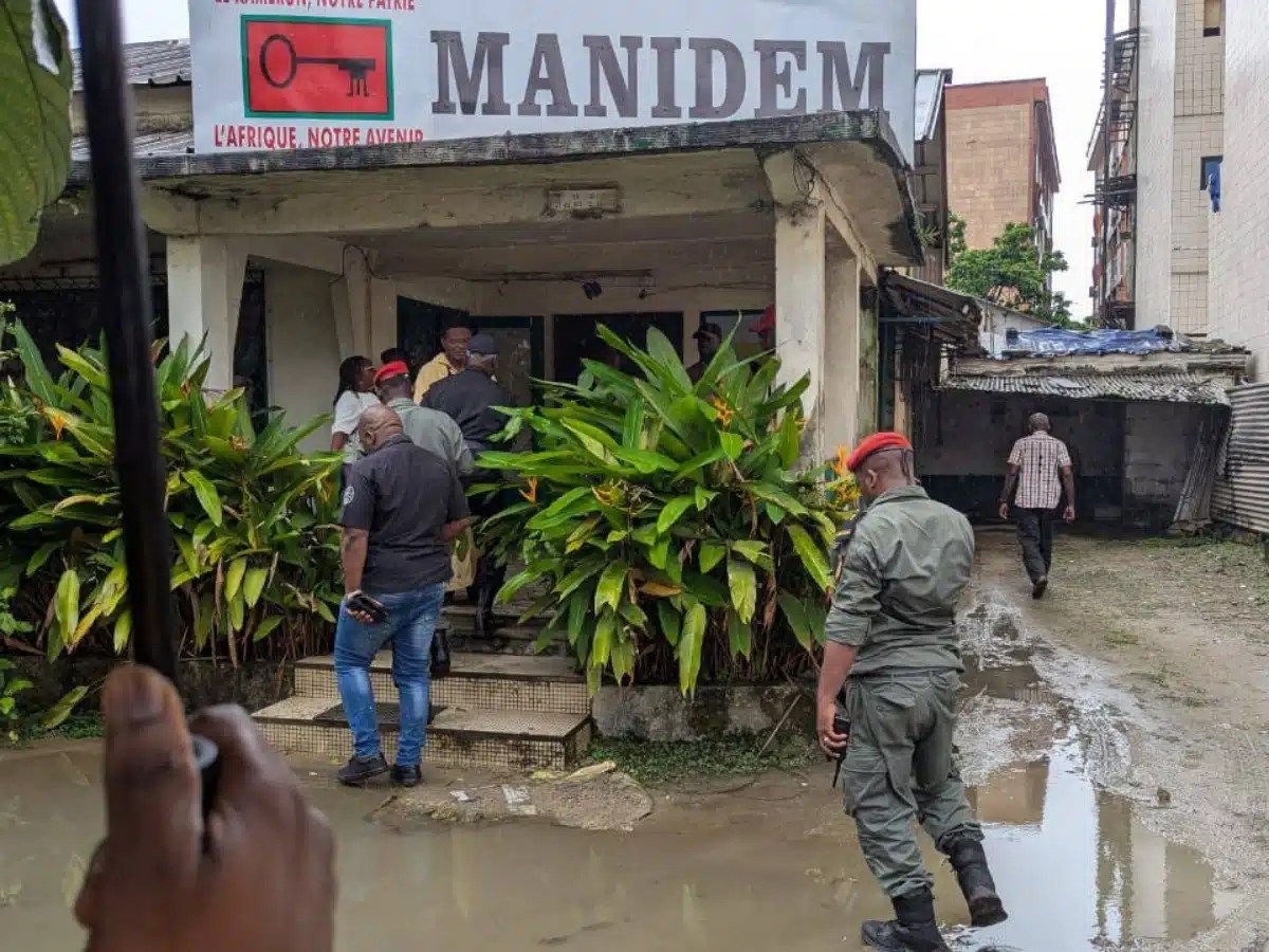 Отказ от кандидатуры Мориса Камто: полиция высадилась в штаб -квартире Манидеми