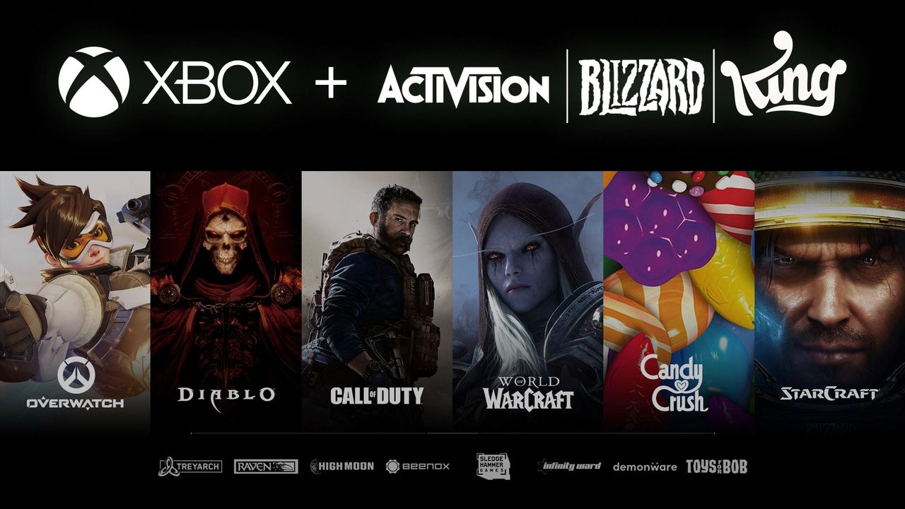 Microsoft rachète Activision Blizzard !