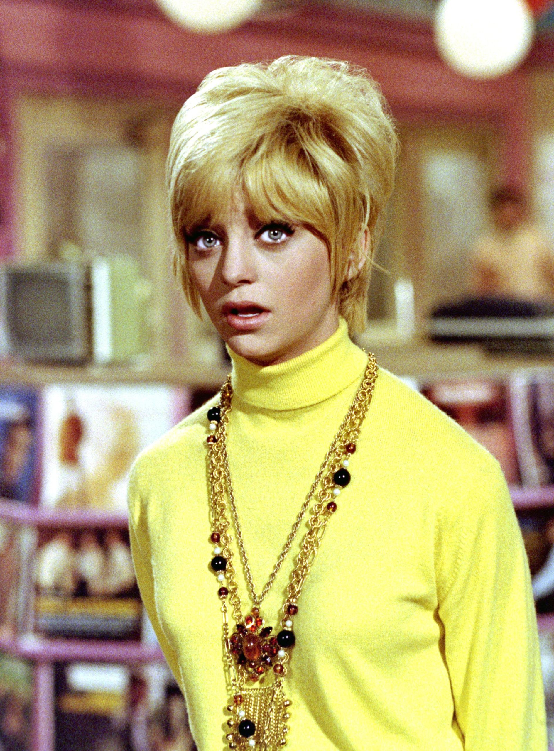 Cactus Flower (1969) featuring Goldie Hawn as Toni Simmons