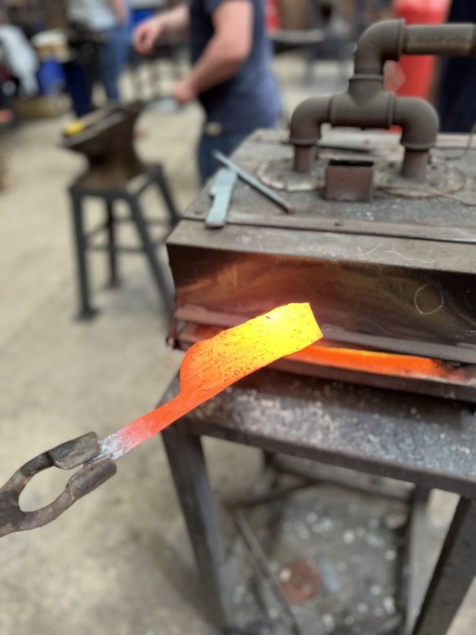Oldfield Forge Knife Shaping