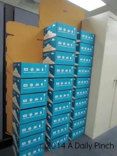 YesVideo Packages Getting Ready to be Shipped
