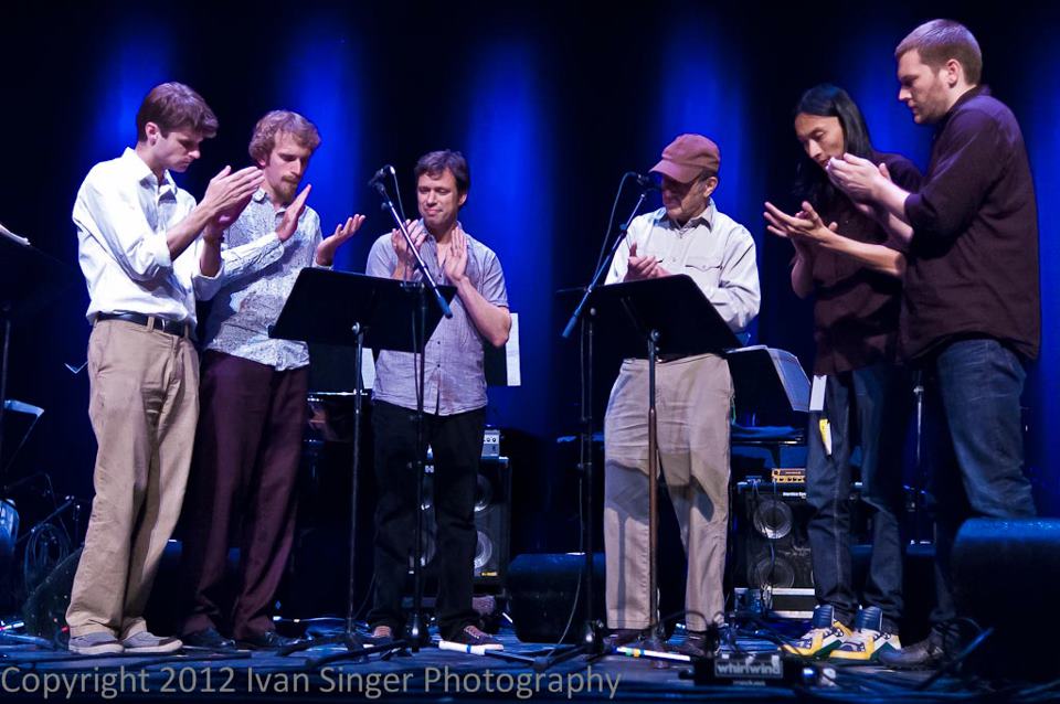 "Clapping Music" with Steve Reich, David Cossin, and friends at the 2012 Bang on a Can Summer Festival