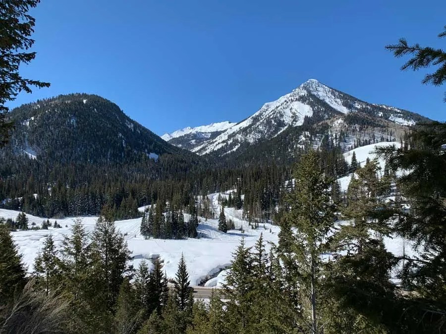 Snowshoeing Mill D North to Dog Lake