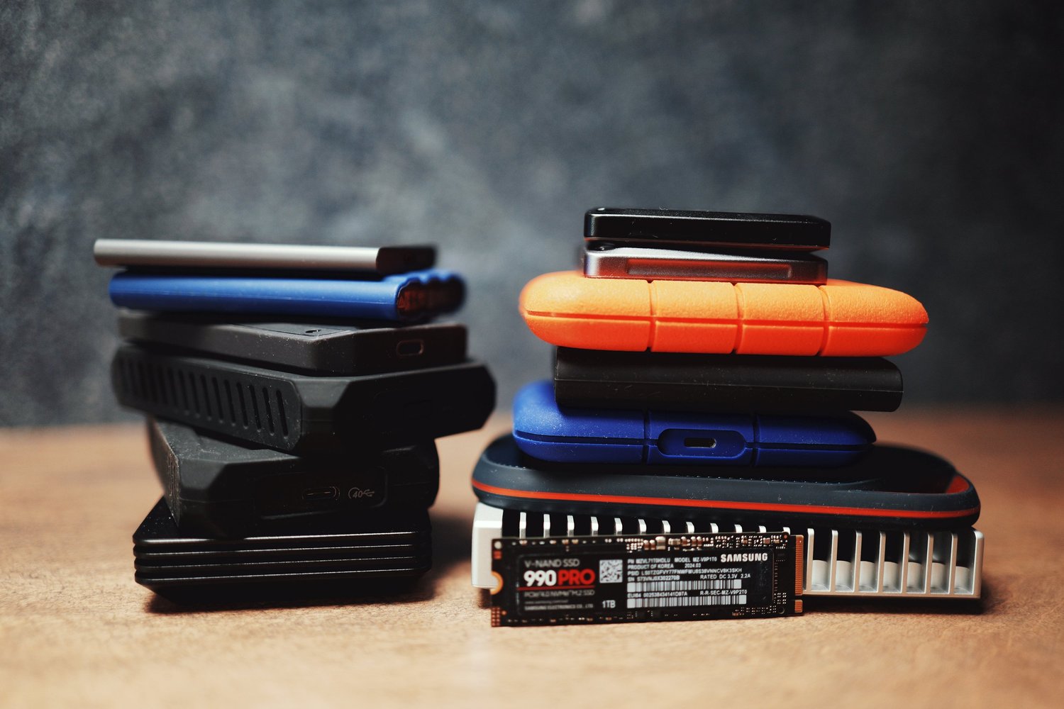 SSD test setup