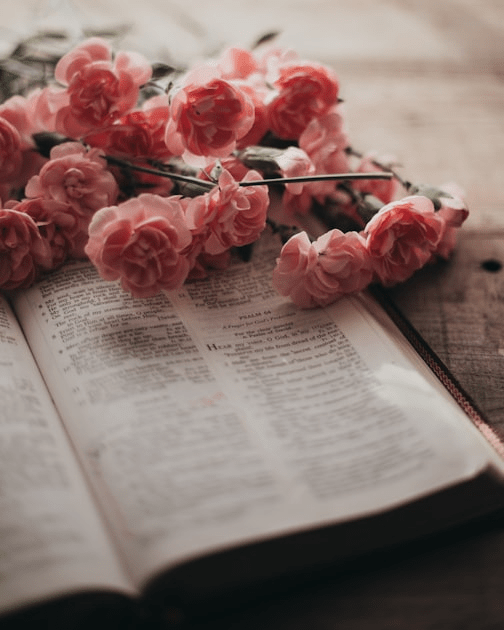 How to Return to God flowers with Bible verse