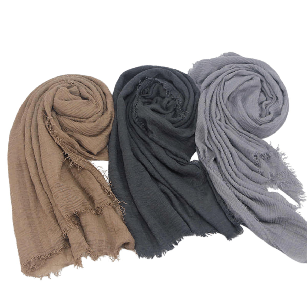 crinkle cotton hijab wholesale