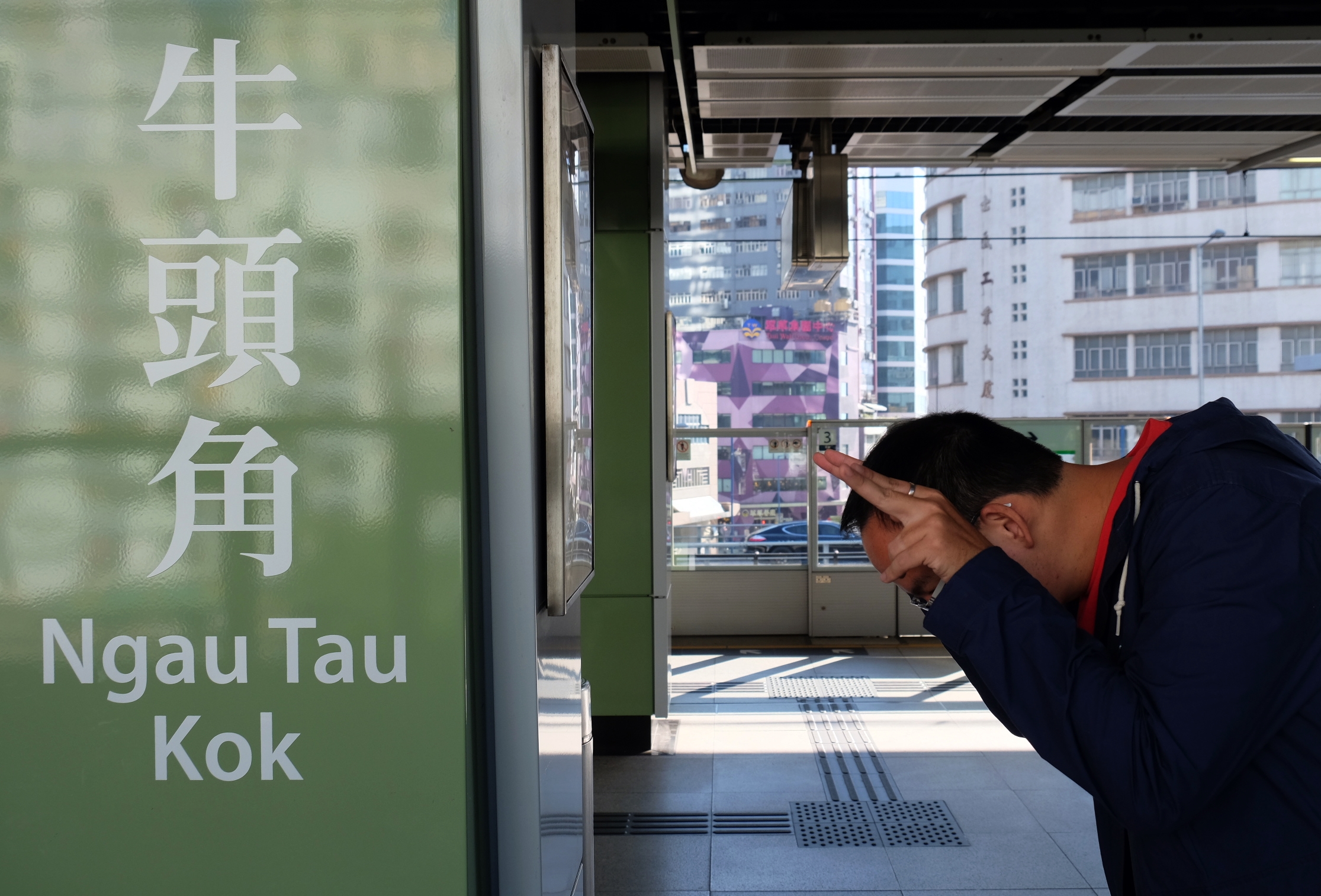 ngau = cow. This station means oxhead cave