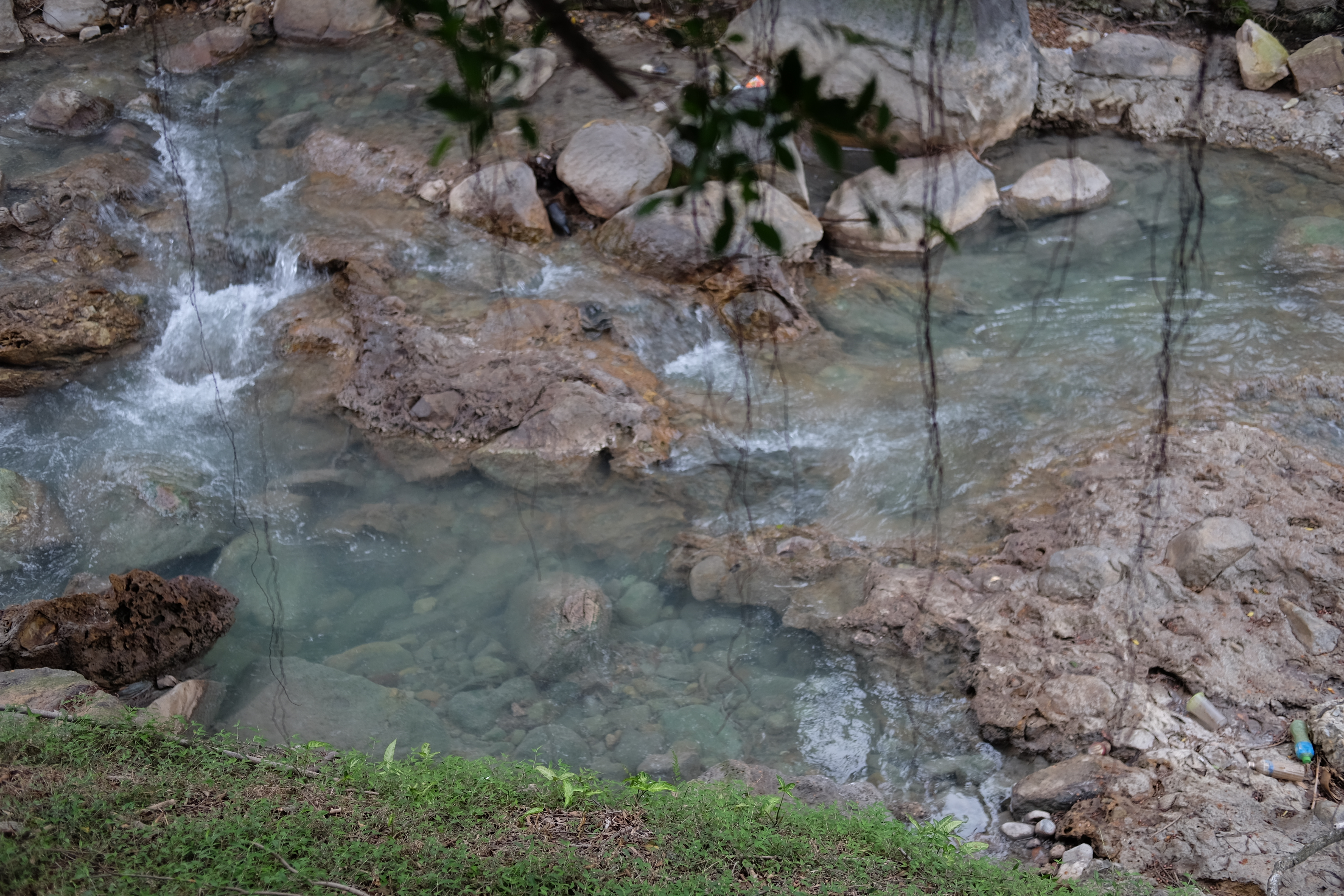 ลำธารน้ำพุร้อนที่เจอระหว่างทาง / Beitou, Taipei, Taiwan