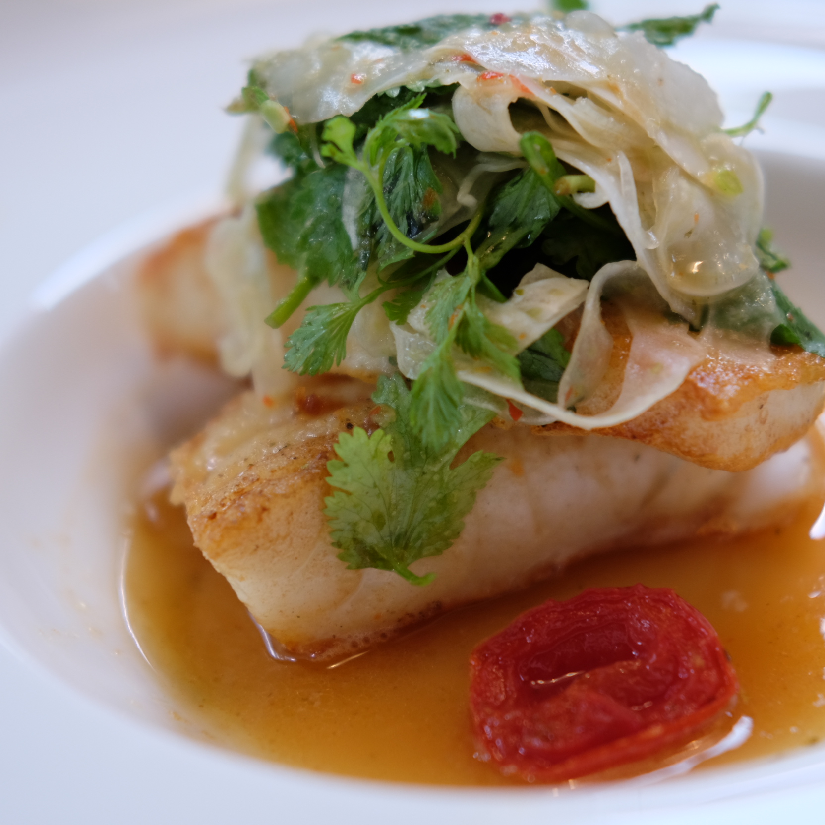 สเต็กปลากับซอสรสจัดจ้าน แซบหลายๆ