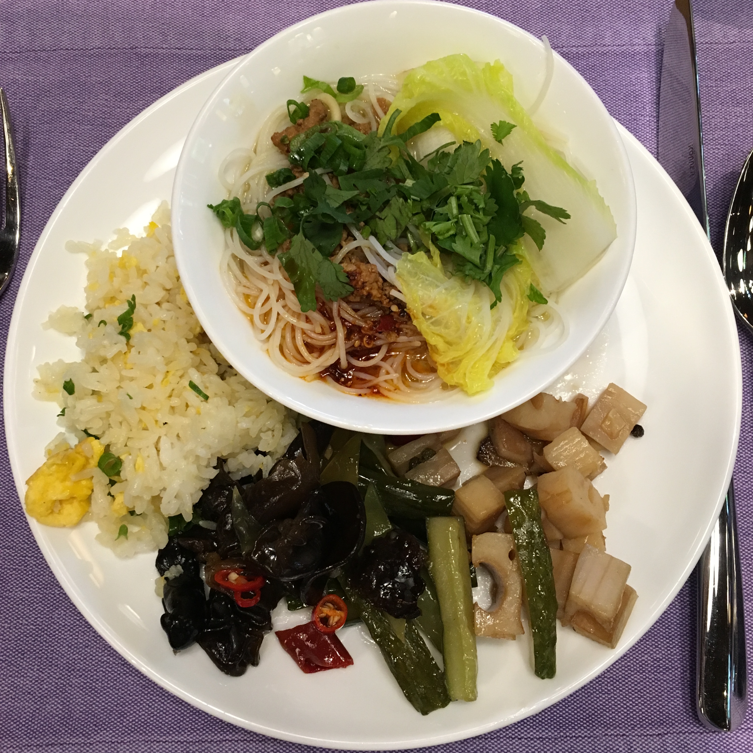 อาหารเช้าที่ six senses qing cheng mountain