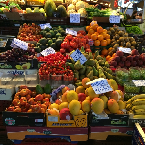 ตลาด La Boqueria บาร์เซโลน่า สเปน