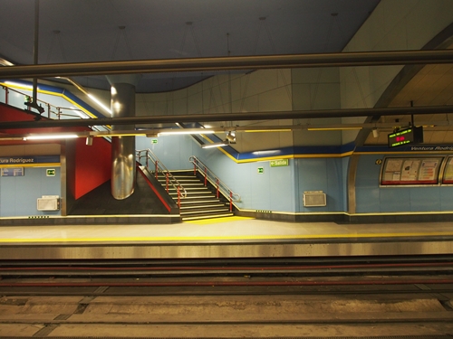 สถานีรถไฟในมาดริดสีสันน่ารักจัง