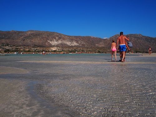 Elafonisi beach, Crete.