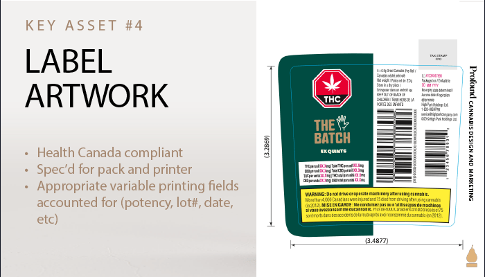 Cannabis Product Label Artwork