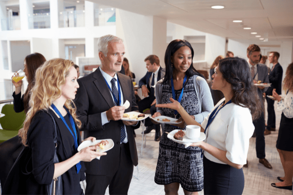 Photo of professionals networking