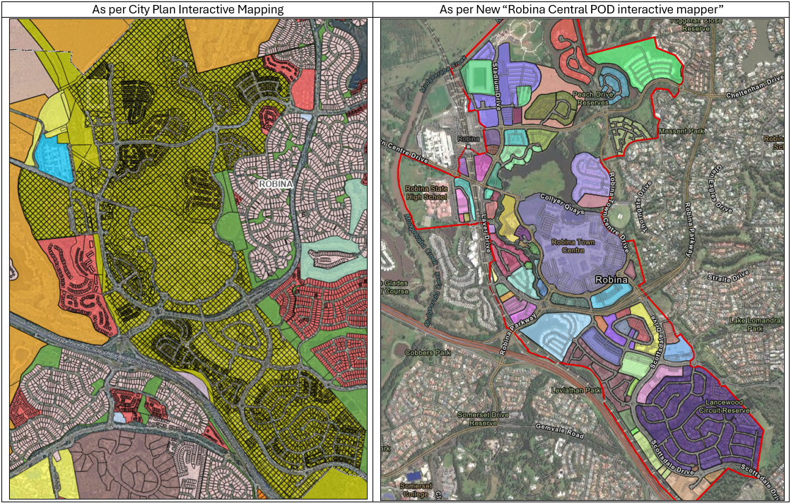 Robina Central POD New Mapping Tool Robina POD 