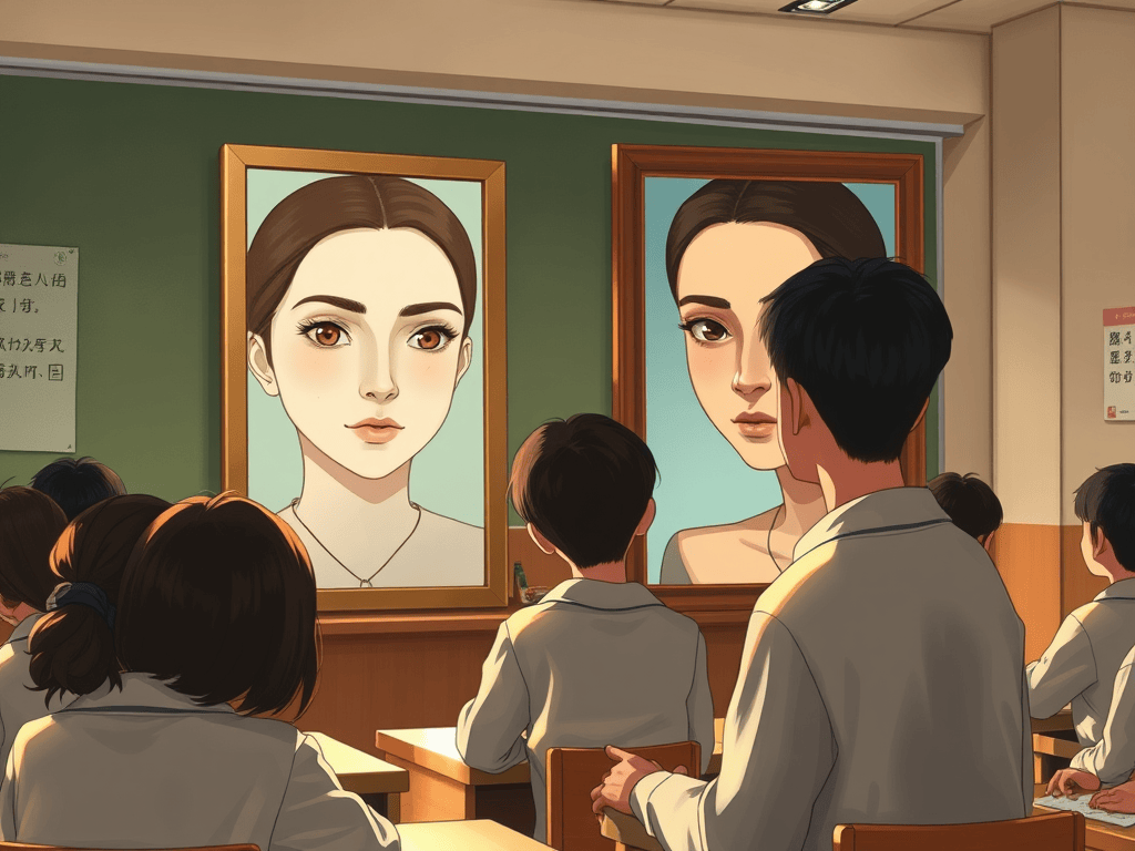 兩面鏡子的教室