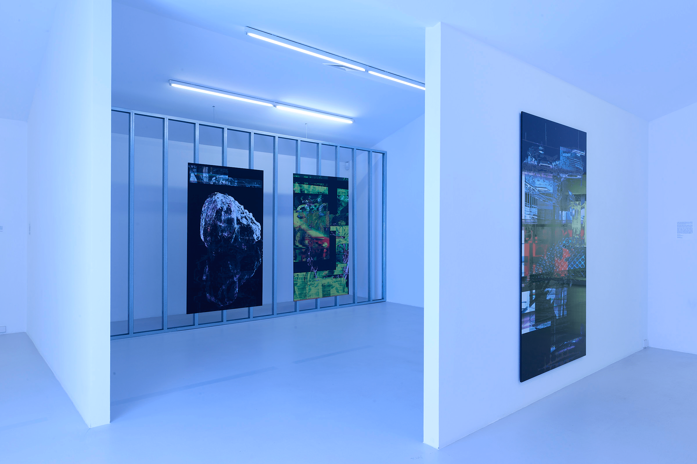 Installation view: Chris Dorland “Chrome Shelter” at Museum gegenstandsfreier Kunst, Otterndorf, 2026. Images courtesy of Museum gegenstandsfreier Kunst, Otterndorf. Photo: Volker Renner