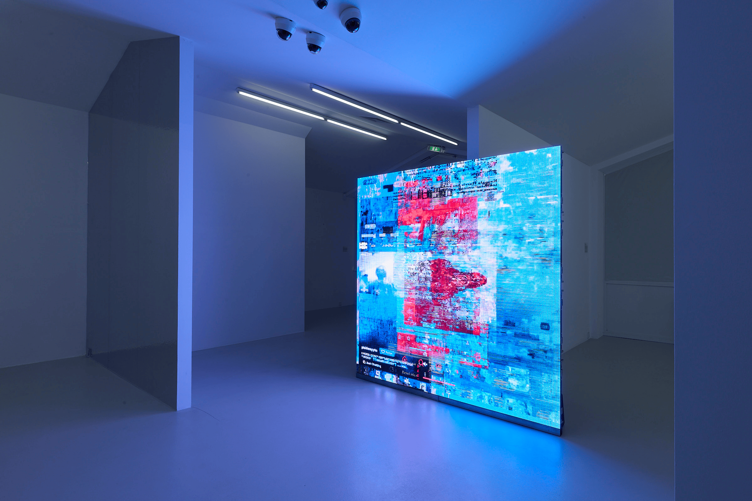 Installation view: Chris Dorland “Chrome Shelter” at Museum gegenstandsfreier Kunst, Otterndorf, 2026. Images courtesy of Museum gegenstandsfreier Kunst, Otterndorf. Photo: Volker Renner