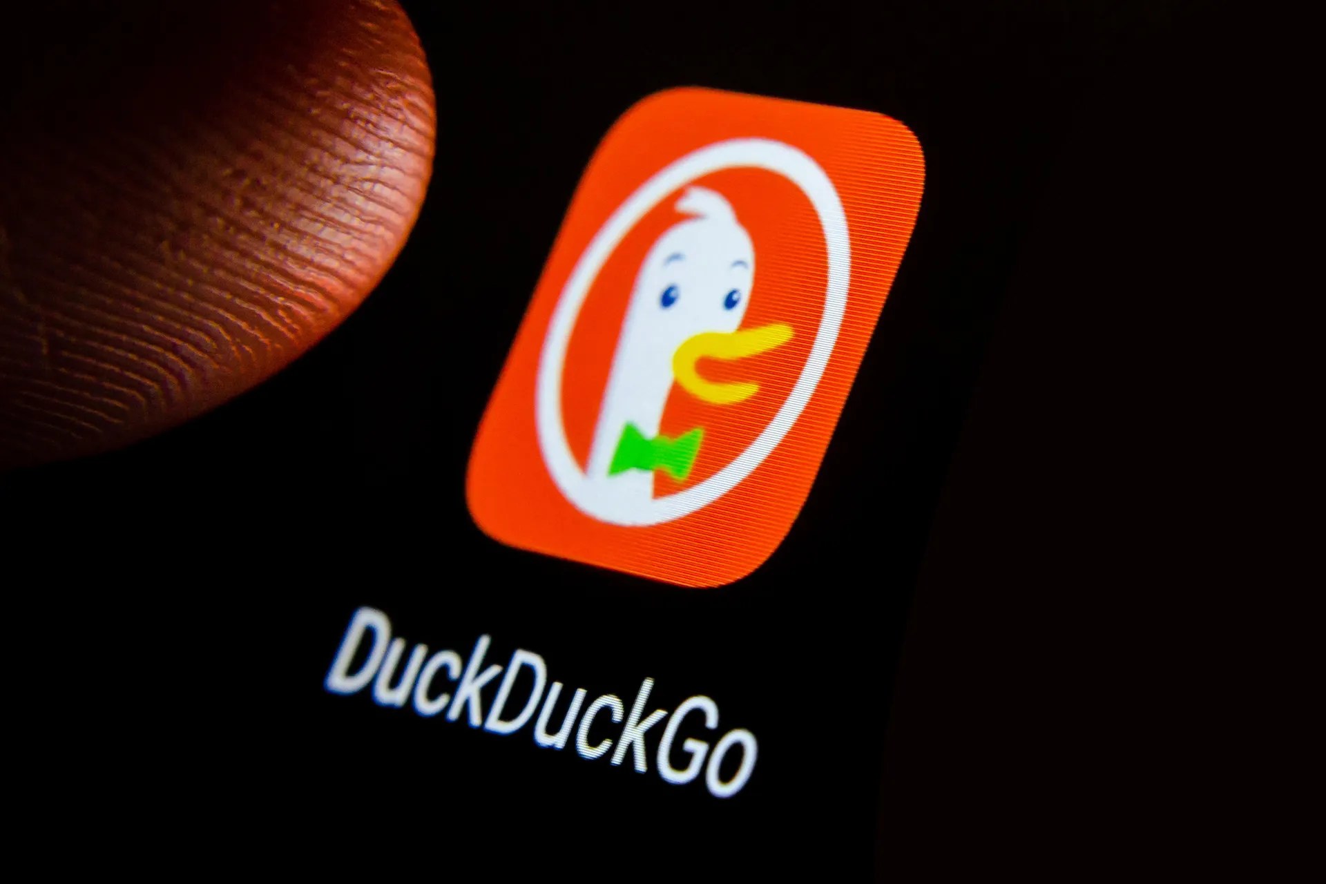 DuckDuckGo no AI search page