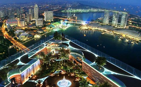 At One Altitude, the Bar with Trees in it