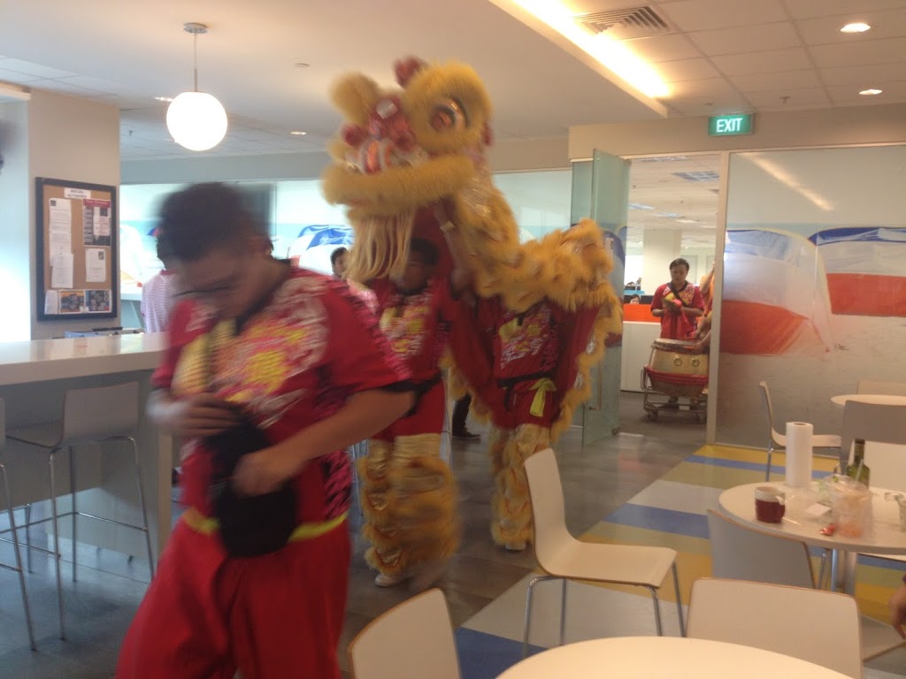 CNY: Lion and Lo Hei