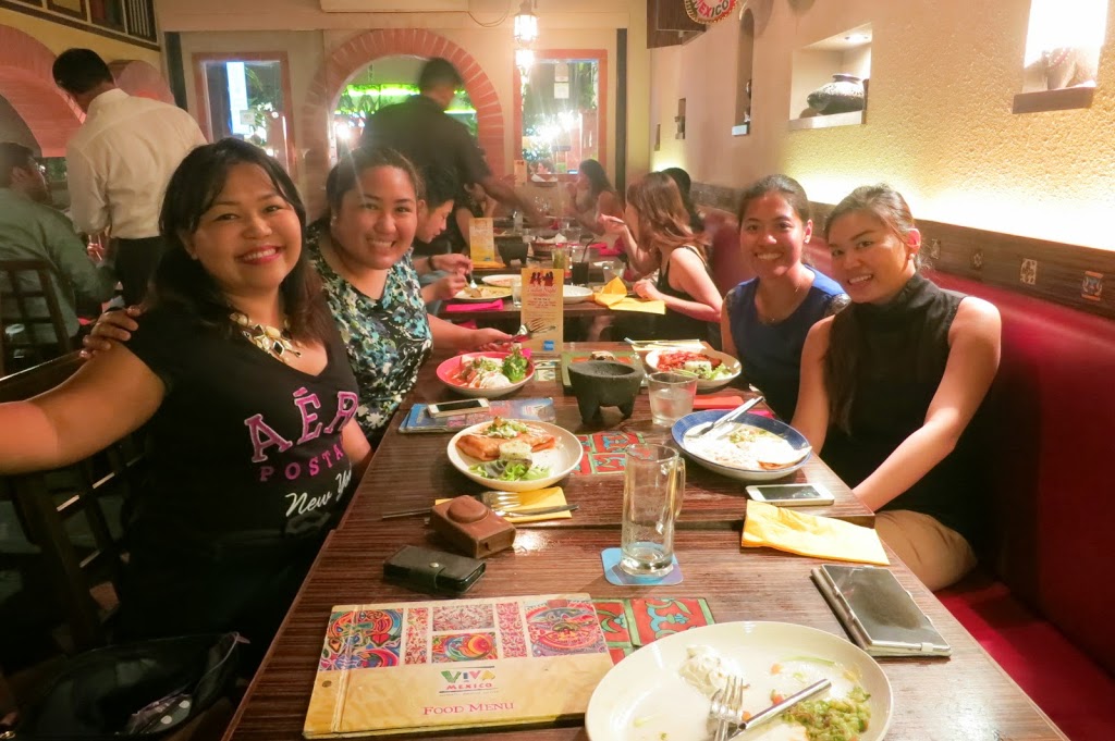 A High School Reunion of Filipinos in a Mexican Restaurant in Singapore