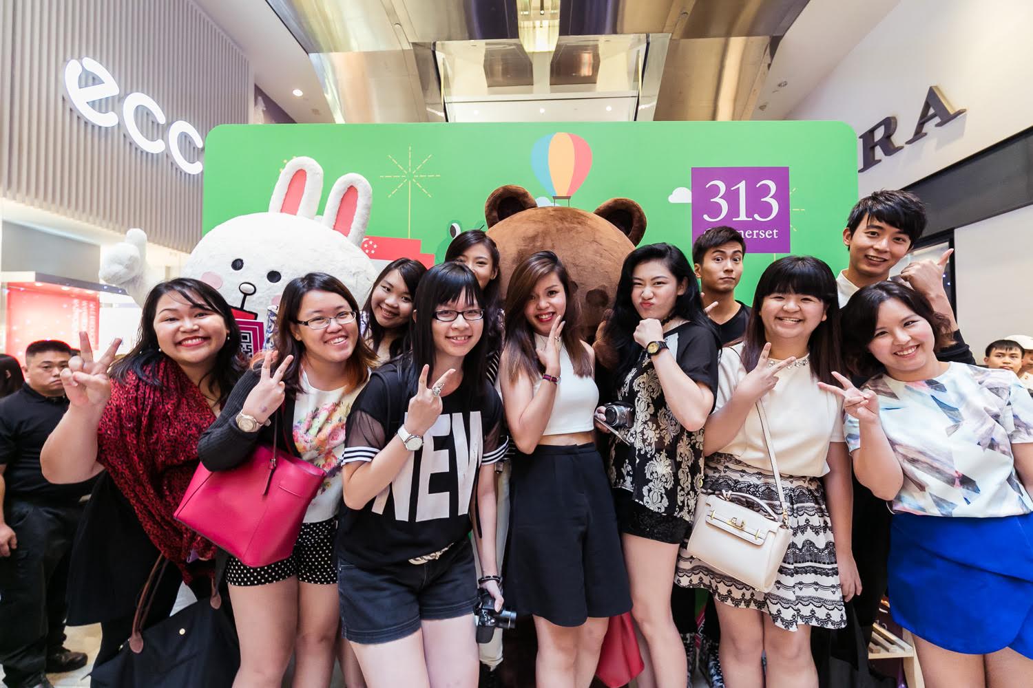 Line Friends Pop Up Store @ 313 Somerset