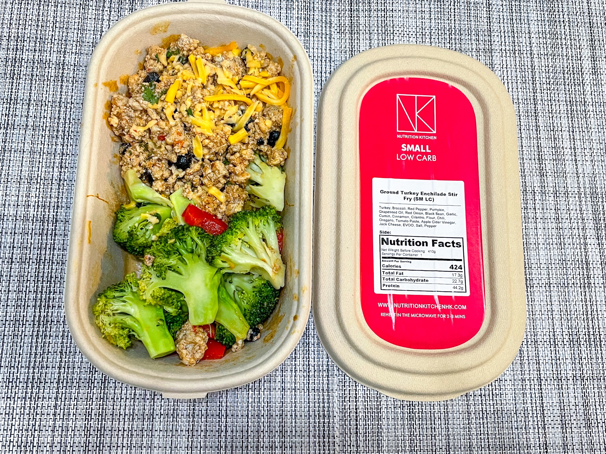 Nutrition Kitchen ground turkey enchilade