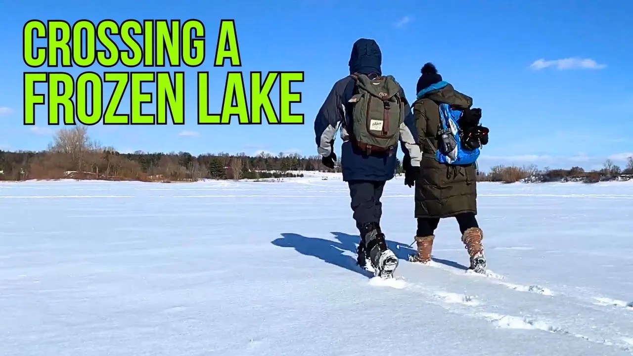 Lakes Are Frozen And We Can Hike On Them | Hiking at Guelph Lake