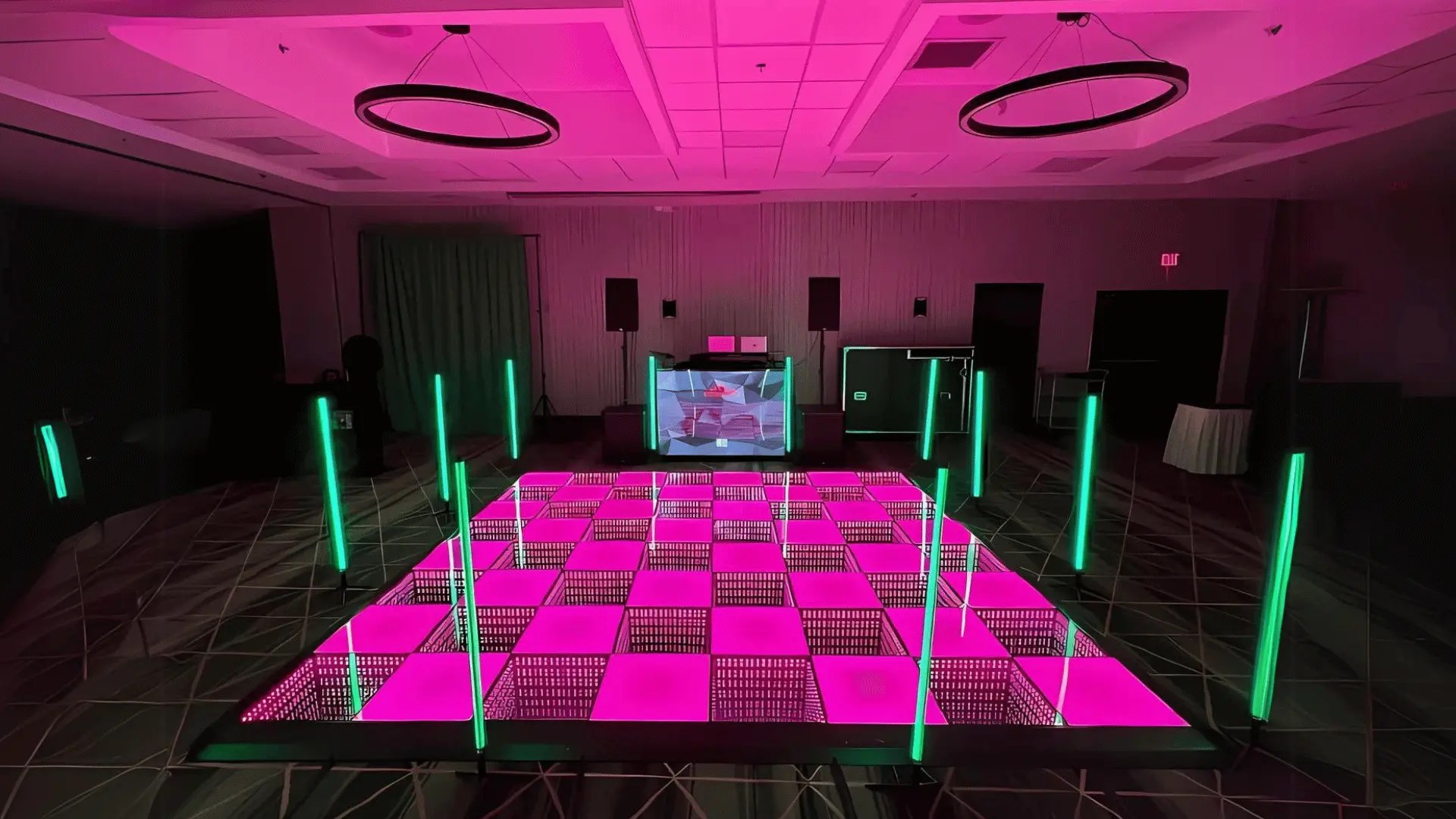 How led dance floors transform events