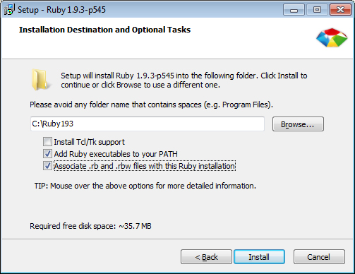 Ruby setup
