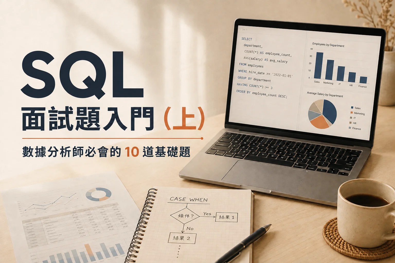 SQL 面試題入門上篇：數據分析師必會的十道基礎題