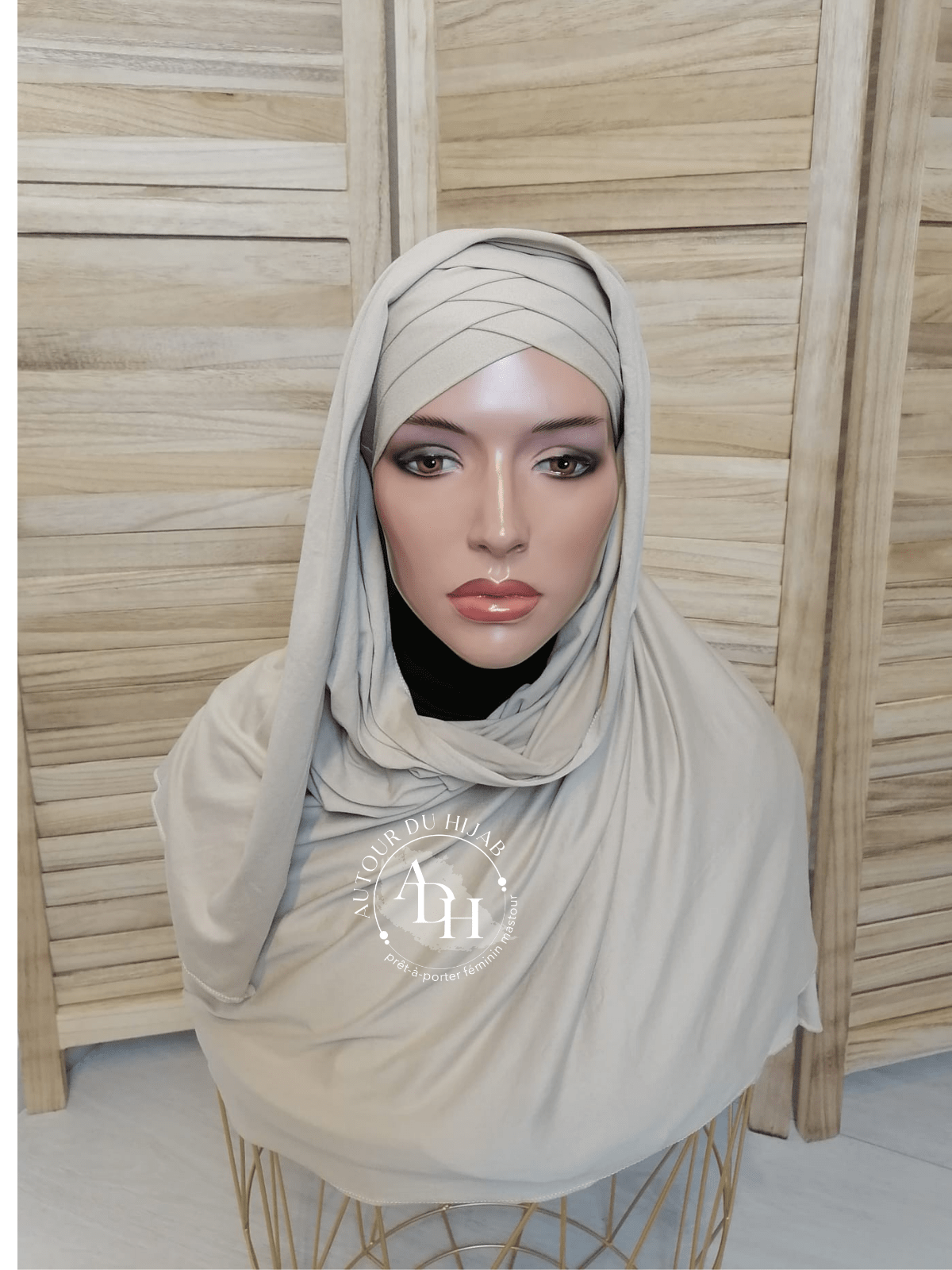 Hijab croisé  facile a enfiler