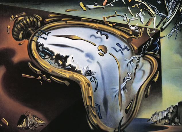 ADHD and time blindness Dali's melting clock