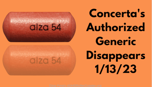 Authorized Generic Concerta Ends