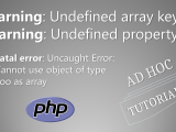 Php Solve Undefined Key Offset Property Warnings Multi Level