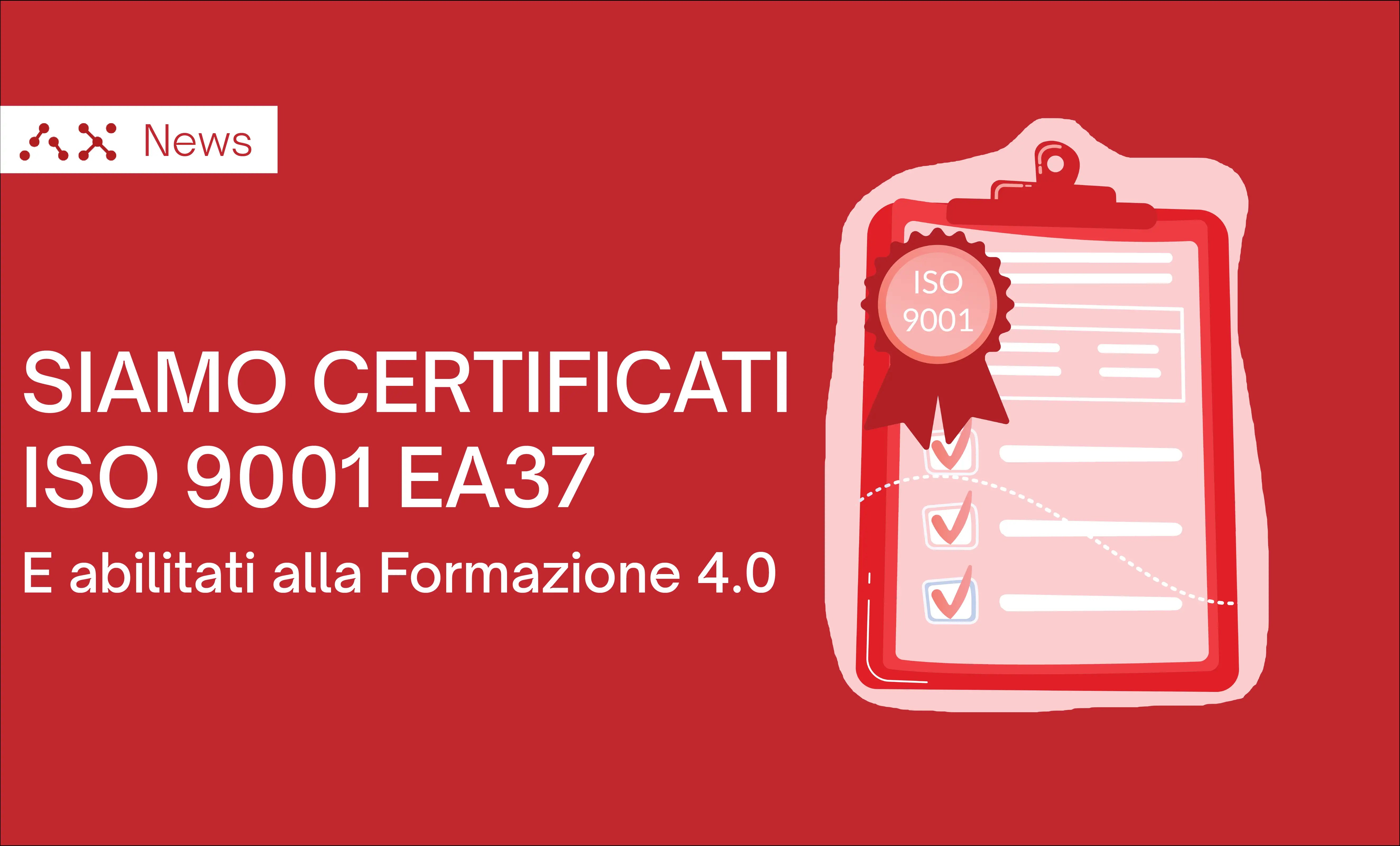 Con La Certificazione Iso9001 Ea 37, Adhox È Abilitata Alla Formazione 4.0 - Adhox 3201_x_5296_png
