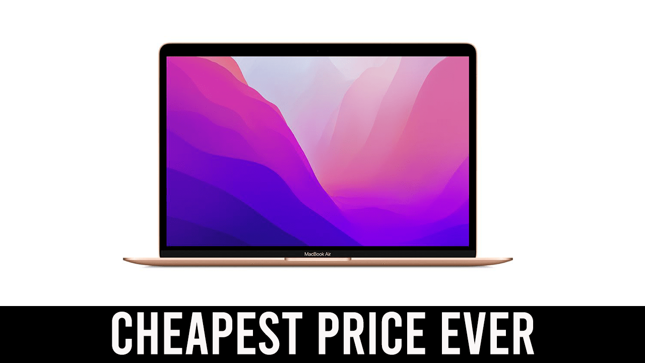 During the Black Friday sale, MacBook Air is available at as low as Rs