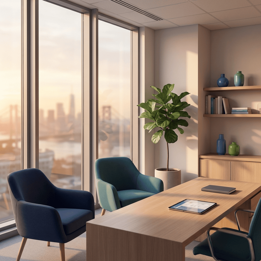 Modern consultation office representing informed regenerative medicine NJ care decisions