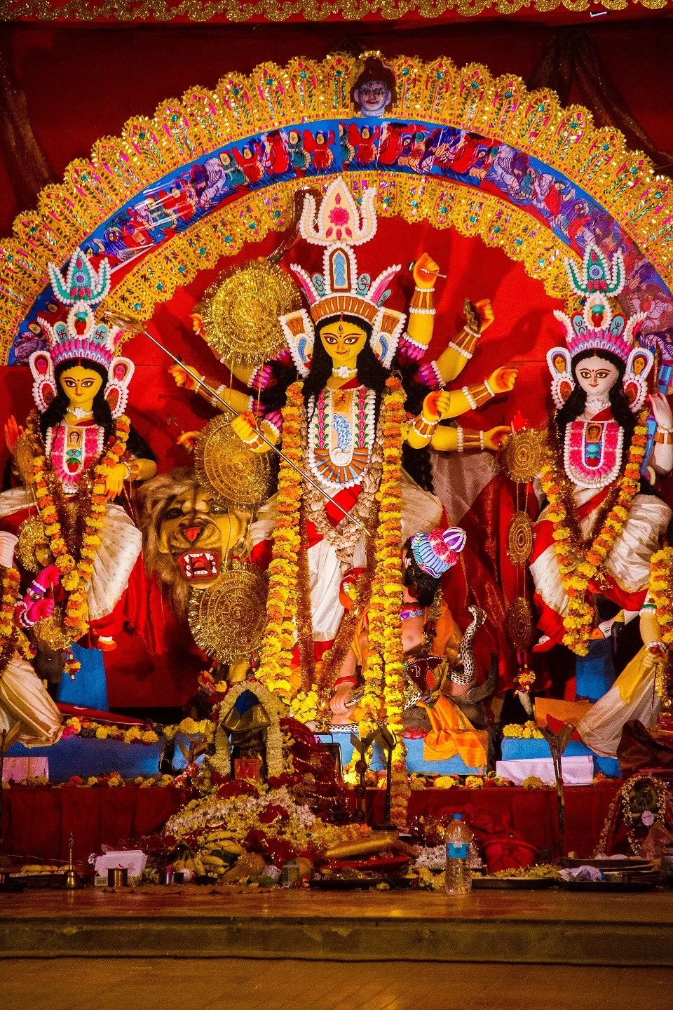 Maha Saptami, Durga's Family