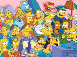 AAC Schools As Simpsons Characters