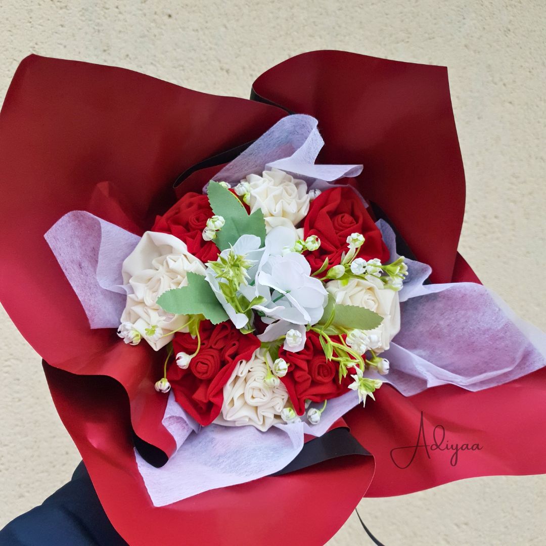 bouquet de 2 hijabs en jersey premium luxe SEDEF Adiyaa