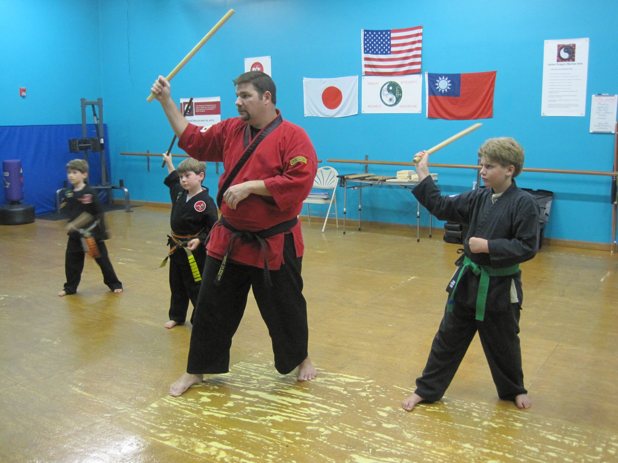Asian dragon martial arts