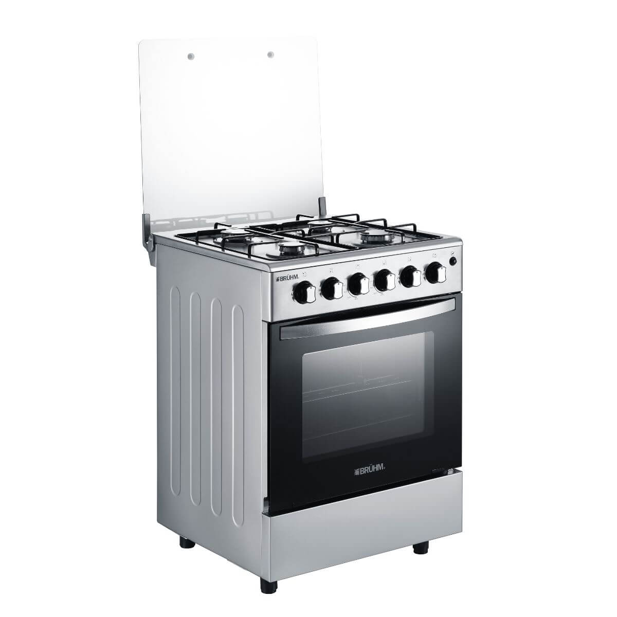 CUISINIÈRE - BRUHM- 60 X 60 - AVEC 4 BRÛLEURS À GAZ