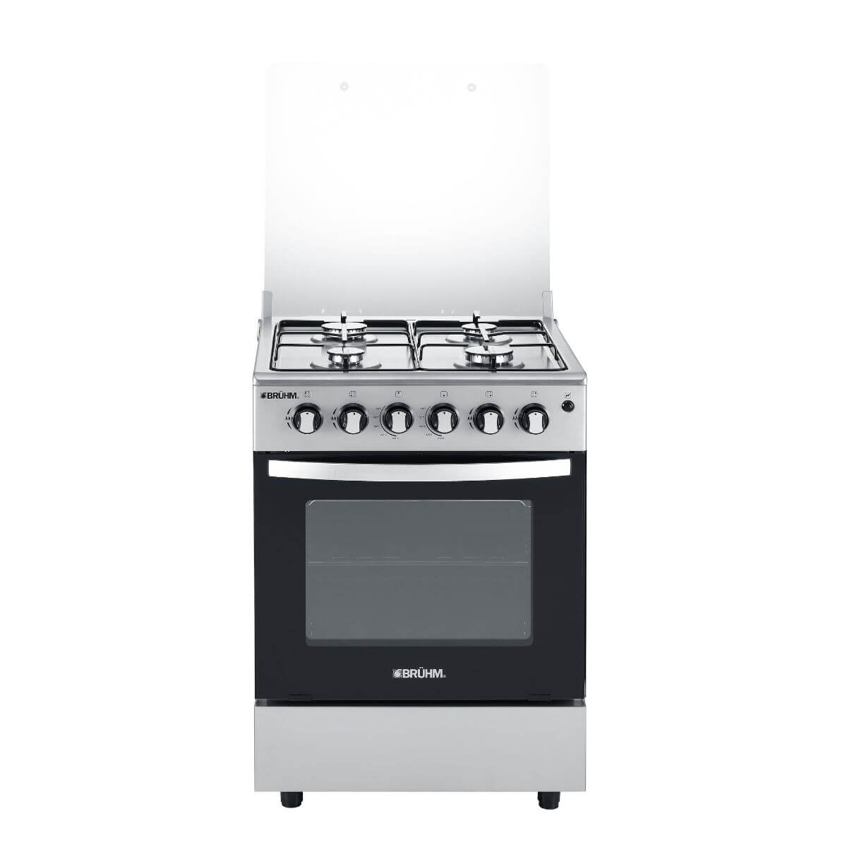 CUISINIÈRE - BRUHM- 60 X 60 - AVEC 4 BRÛLEURS À GAZ