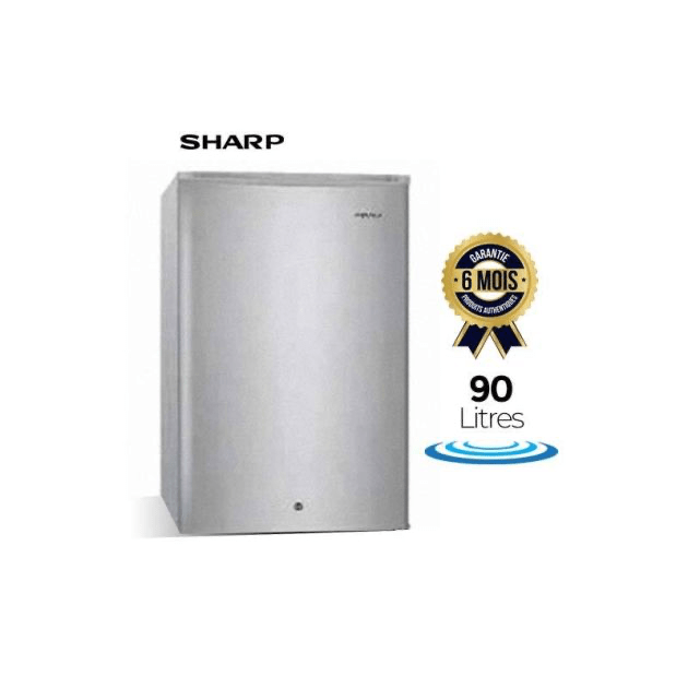 MINI RÉFRIGÉRATEUR SHARP 90L – ÉCONOMIQUE & COMPACT – SJ-K135X-SL2 – GRIS